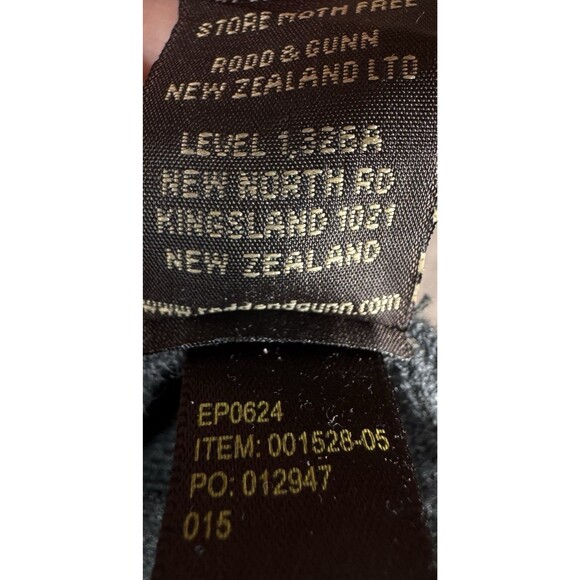 Rodd & Gunn Sweater Men's Large Granite Gray‎ Extra Fine Merino Wool Knit - Picture 9 of 11